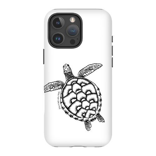 iPhone Tough Phone Case - Turtle Outline - Sailfish Creative