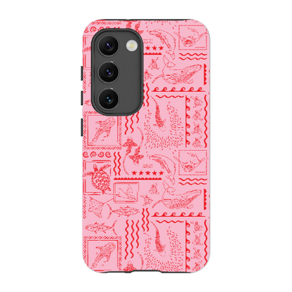 Samsung Tough Case - Busy Print Pinks