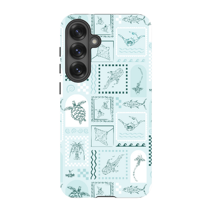 Samsung Tough Case - Arches Print Teal