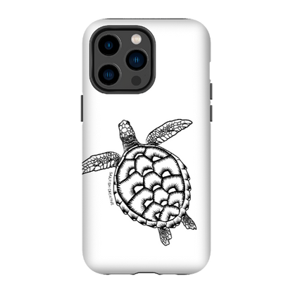 iPhone Tough Phone Case - Turtle Outline - Sailfish Creative