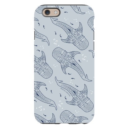 iPhone Tough Phone Case - Whale Sharks Pattern - Sailfish Creative