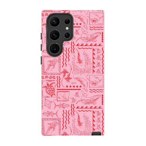 Samsung Tough Case - Busy Print Pinks
