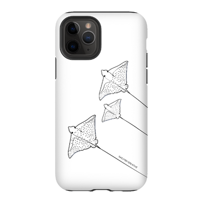 iPhone Tough Phone Case - Eagle Ray Outline - Sailfish Creative