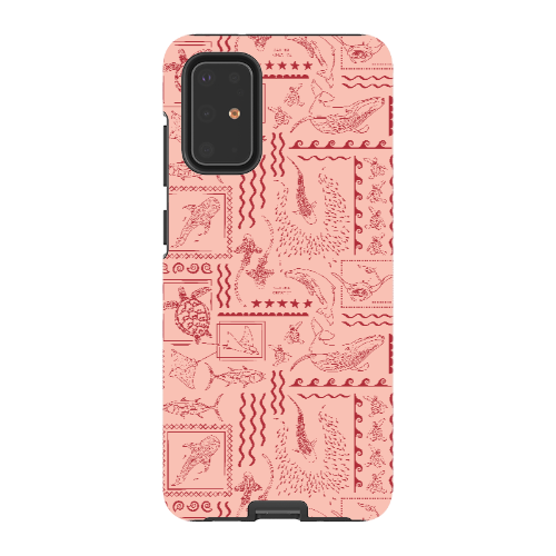 Samsung Tough Case - Busy Print Coral