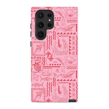 Samsung Tough Case - Busy Print Pinks