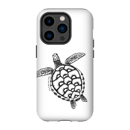 iPhone Tough Phone Case - Turtle Outline - Sailfish Creative