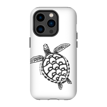 iPhone Tough Phone Case - Turtle Outline - Sailfish Creative