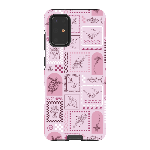 Samsung Tough Case - Arches Print Orchid