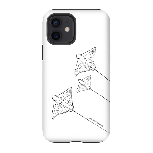 iPhone Tough Phone Case - Eagle Ray Outline - Sailfish Creative