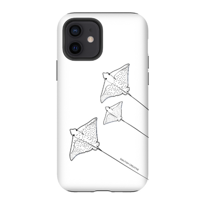 iPhone Tough Phone Case - Eagle Ray Outline - Sailfish Creative