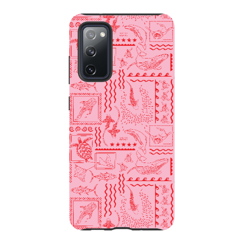 Samsung Tough Case - Busy Print Pinks