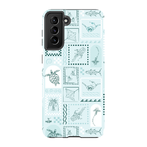 Samsung Tough Case - Arches Print Teal
