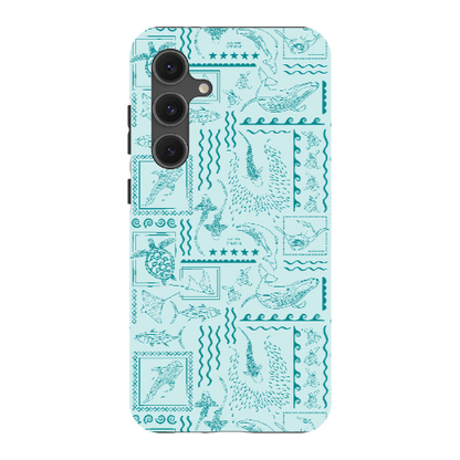 Samsung Tough Case - Busy Print Teal