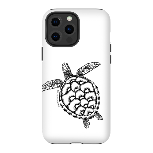iPhone Tough Phone Case - Turtle Outline - Sailfish Creative