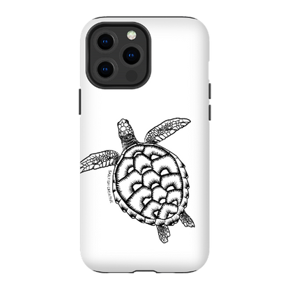iPhone Tough Phone Case - Turtle Outline - Sailfish Creative