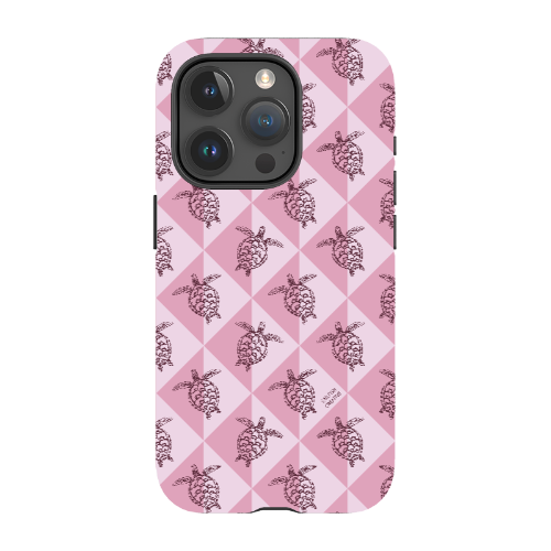 iPhone Tough Phone Case - Turtle Diamonds Orchid