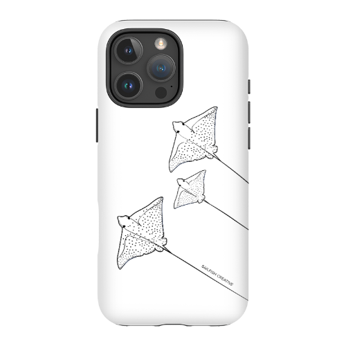 iPhone Tough Phone Case - Eagle Ray Outline - Sailfish Creative