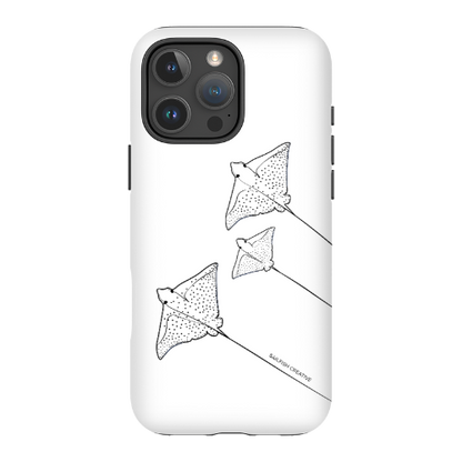 iPhone Tough Phone Case - Eagle Ray Outline - Sailfish Creative