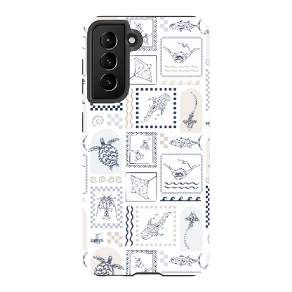 Samsung Tough Case - Arches Print Beige