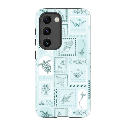 Samsung Tough Case - Arches Print Teal