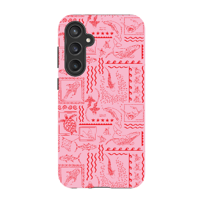 Samsung Tough Case - Busy Print Pinks