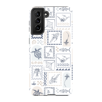 Samsung Tough Case - Arches Print Beige