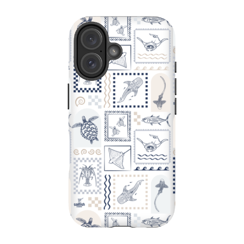 iPhone Tough Phone Case - Arches Print Beige
