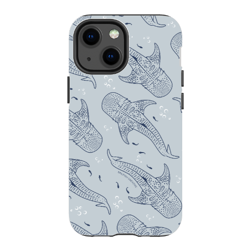 iPhone Tough Phone Case - Whale Sharks Pattern - Sailfish Creative