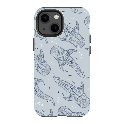 iPhone Tough Phone Case - Whale Sharks Pattern - Sailfish Creative