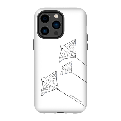 iPhone Tough Phone Case - Eagle Ray Outline - Sailfish Creative