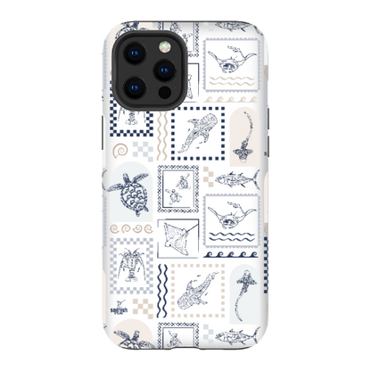 iPhone Tough Phone Case - Arches Print Beige