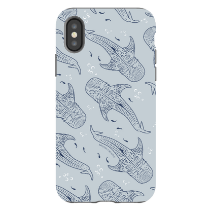iPhone Tough Phone Case - Whale Sharks Pattern - Sailfish Creative