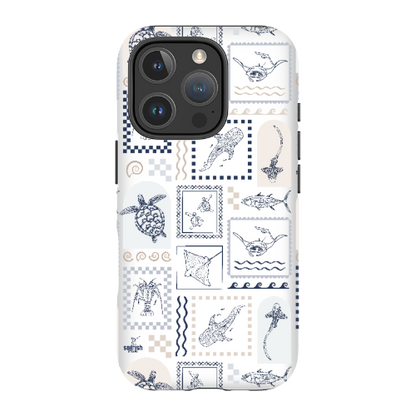 iPhone Tough Phone Case - Arches Print Beige
