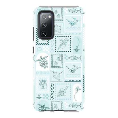 Samsung Tough Case - Arches Print Teal