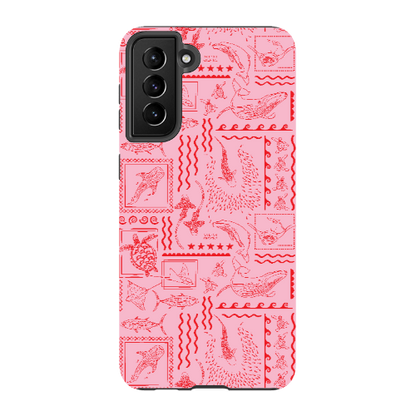 Samsung Tough Case - Busy Print Pinks