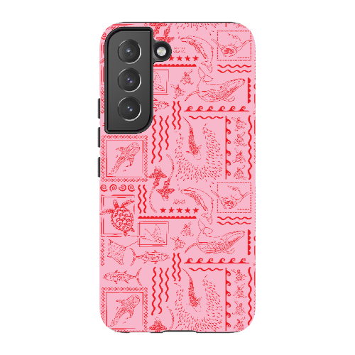 Samsung Tough Case - Busy Print Pinks