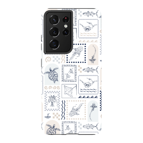 Samsung Tough Case - Arches Print Beige
