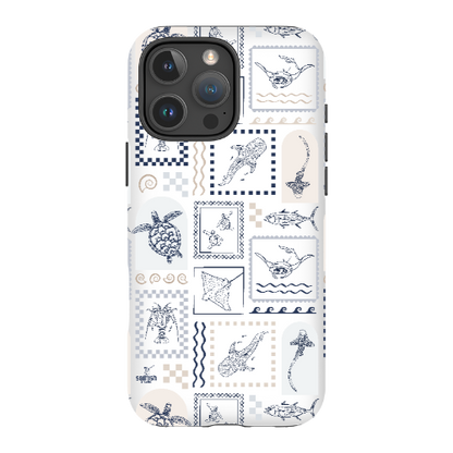 iPhone Tough Phone Case - Arches Print Beige