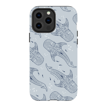 iPhone Tough Phone Case - Whale Sharks Pattern - Sailfish Creative