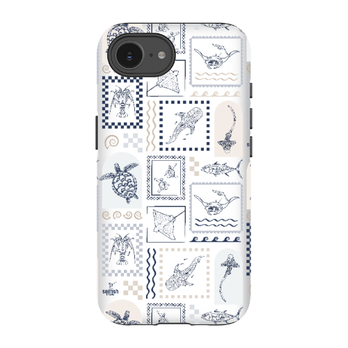 iPhone Tough Phone Case - Arches Print Beige