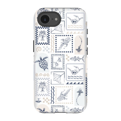 iPhone Tough Phone Case - Arches Print Beige