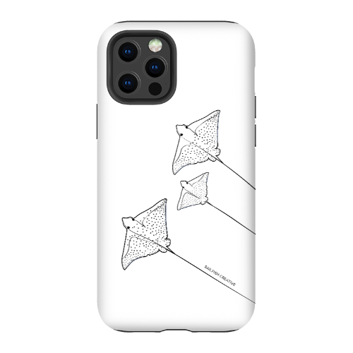 iPhone Tough Phone Case - Eagle Ray Outline - Sailfish Creative
