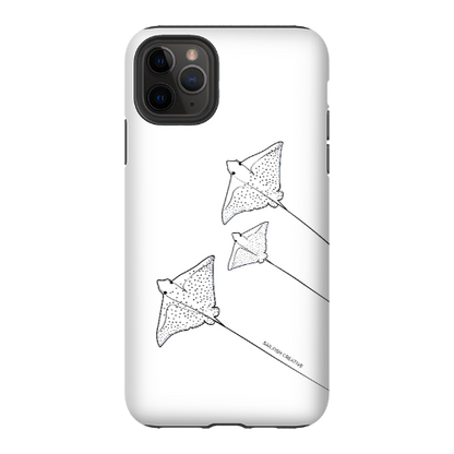 iPhone Tough Phone Case - Eagle Ray Outline - Sailfish Creative