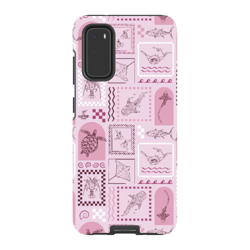 Samsung Tough Case - Arches Print Orchid