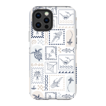 iPhone Tough Phone Case - Arches Print Beige
