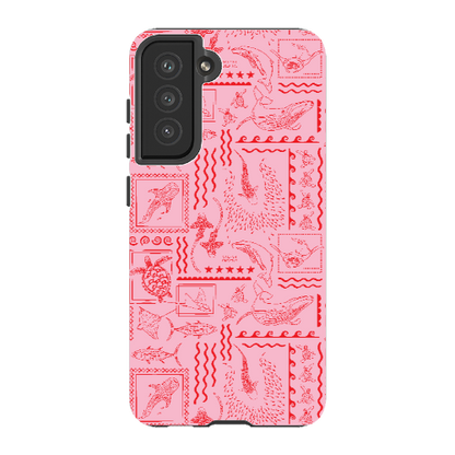 Samsung Tough Case - Busy Print Pinks