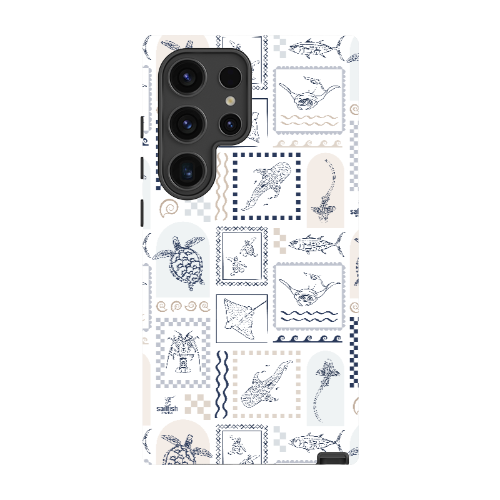 Samsung Tough Case - Arches Print Beige