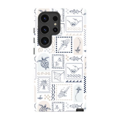 Samsung Tough Case - Arches Print Beige