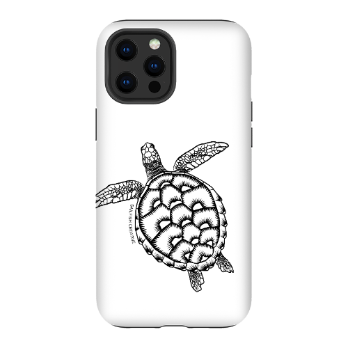 iPhone Tough Phone Case - Turtle Outline - Sailfish Creative