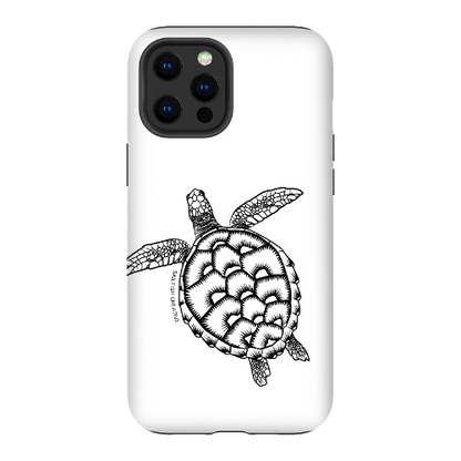 iPhone Tough Phone Case - Turtle Outline - Sailfish Creative